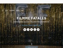 Tablet Screenshot of filmmefatales.com
